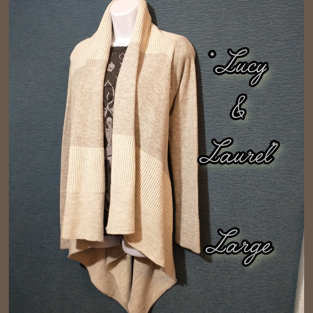 Anthropology Lucy & Laurel drape cardigan large